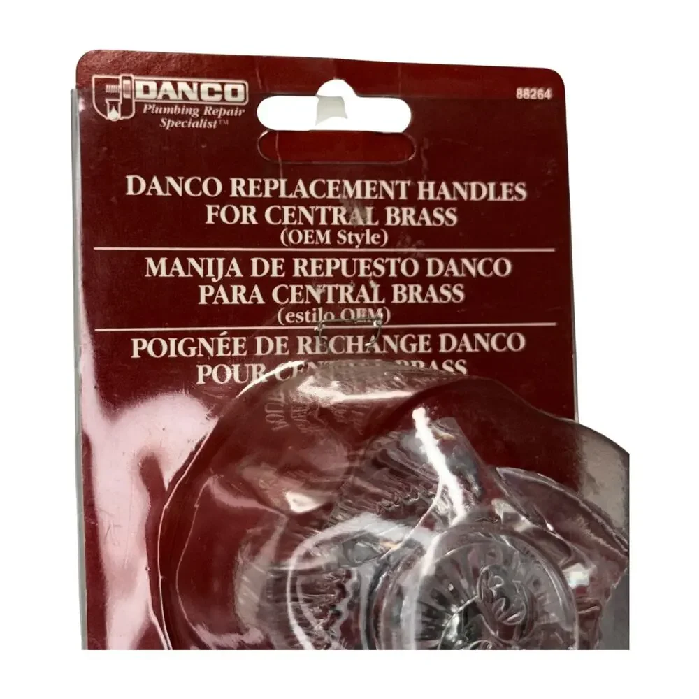 Danco 88264 Central Brass OEM Faucet Handles 2-Pack Sealed NOS